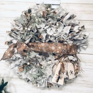 THE Sweetest Little Doe Deer rag wreath